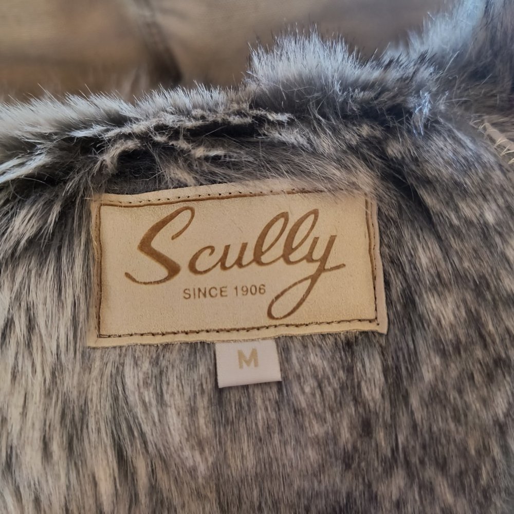 VTG Scully Suede & Fur Vest - Picture 4 of 4